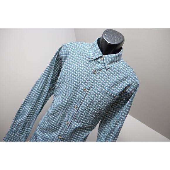 Mountain Khaki Classic Fit Plaid Camp Button Up Long Sleeve Shirt Mens Sz Large - Picture 4 of 10